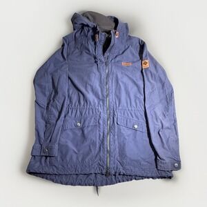 Columbia Coltus Lake Jacket Women's XL Blue Full Zip Hooded Anorak Hiking Casual